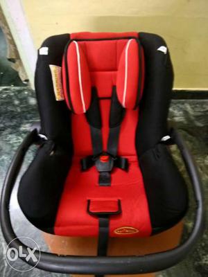 Black And Red Infant Car Seat