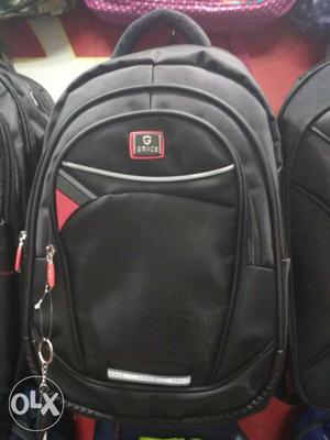 Black Charging Backpack