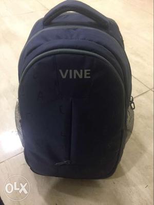 Blue And Gray Vine Backpack with rain cover