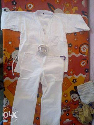 Karate dress size 36 2 month old