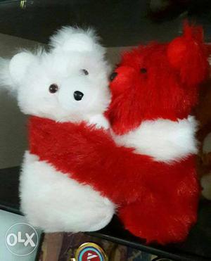 Love bear.White and red combination ready to gift
