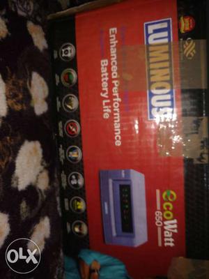 Luminous inverter and battery in good working