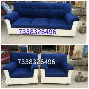 Mind blowing colours fabric sofa set 3+1+1 brand
