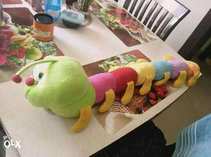 Multicolored Caterpillar Plush Toy