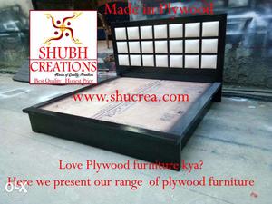 New Plywood Double bed 6x6