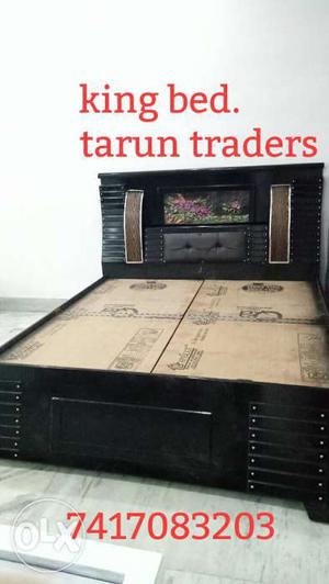 New brand bed. tarun traders furniture showroom