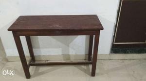 Rectangular Brown Wooden Table