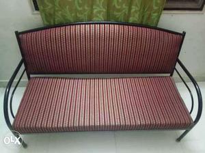 Red And White Striped Fabric Sofa Mobile number .4