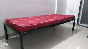 Single bed with mattress - single used