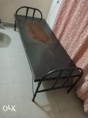Small metal cot, without mattress. 2pcs