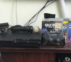 Sony PS3 Move 160GB with 3 COD Ghost and MortorStorm.