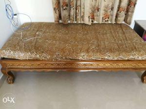 Teak Diwan with mattress for sale