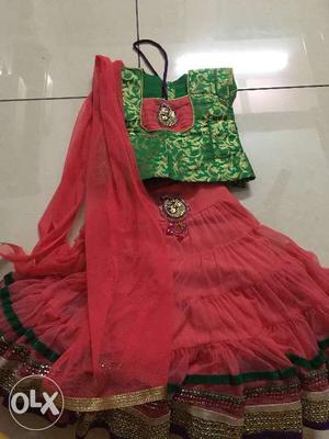 Toddler girl traditional dress(gagra) Age_1 to 2