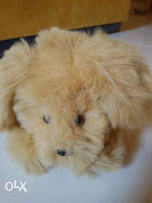White And Brown Fur Cat Plush Toy