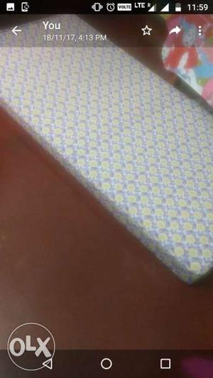 Wooden bed with new mattress only 2 months old size 3x6