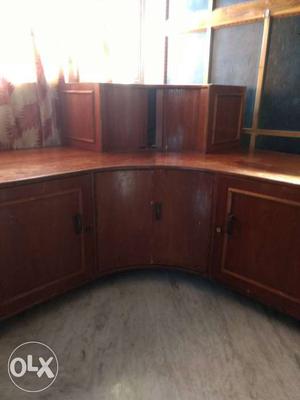 Wooden carved TV and home theatre table with in