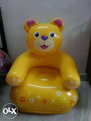 Yellow teddy floral cute baby chair for sale