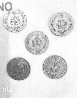 5 coins of 25paise