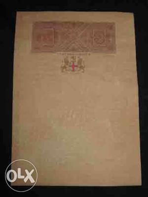 British East India Company Stamp Paper in Good Condition