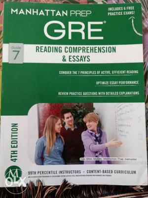 GRE Manhattan Guide 7. as good as new, used for