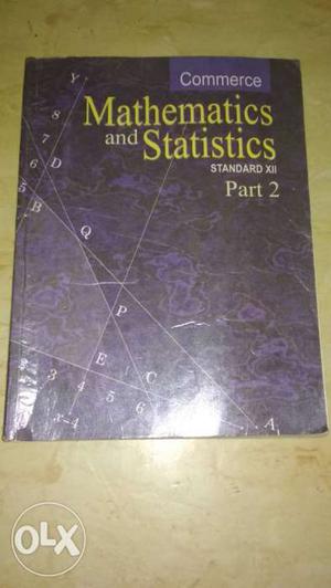 Mathematics and Statistics 12th Standard Part 2