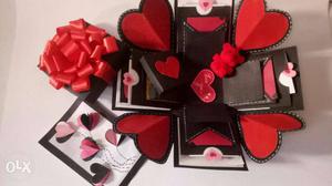 Red-and-black Gift Box