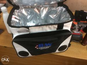 Thermo bag with surrounding bluetooth speaker...
