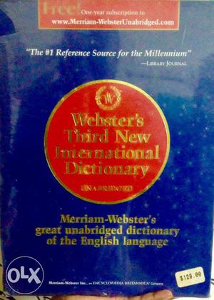 Webster's Dictionary Book
