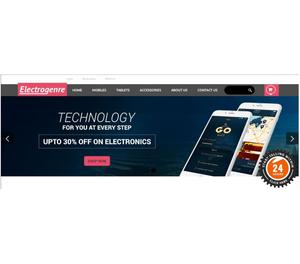 eCommerce Theme Store: Electrogenre Template Gandhinagar