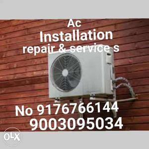 Ac installation service Ac repair an service