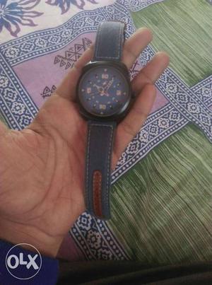 Branded Fastrack navy blue watch amazing blue