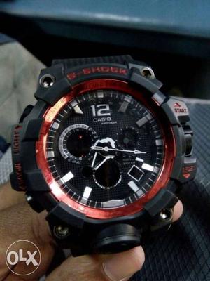 G SHOCK watch red colour