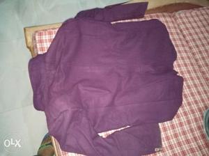Purple Full-zip Jacket