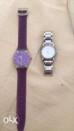 Swatch & dkny watches
