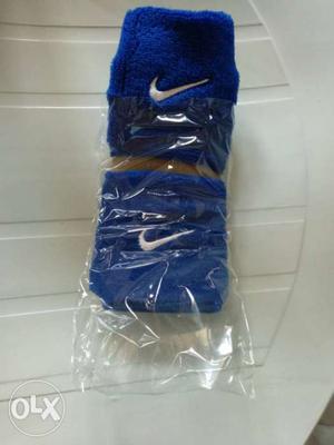 Two Blue Nike Armbands