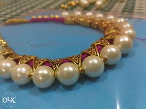 White Pearl Beaded Jewelry