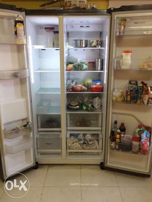 687 ltrs double door fridge