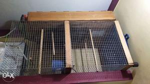 Birds cage 2 compartments...interested person can