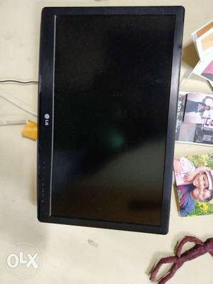 Black LG Flat Screen TV