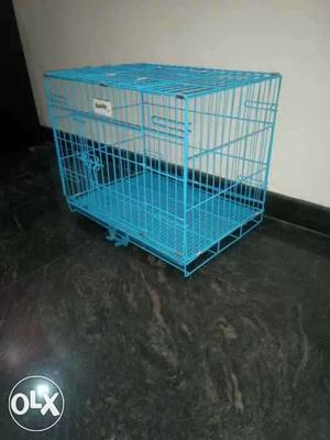 Blue Wire Crate