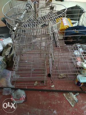 Gray Metal Cages