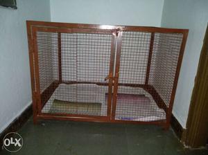 Pets Cage Size. 3 X 2 X 2 Feet Red oxide painted