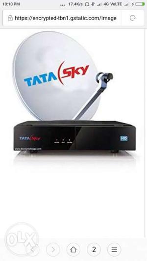 Tata Sky TV Box With Satellite Dish Screenshot