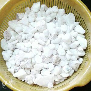 White Marble Chips. 120 rupees per kg.
