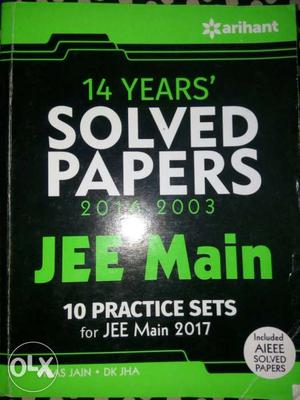 14 Years Solved Papers  Book