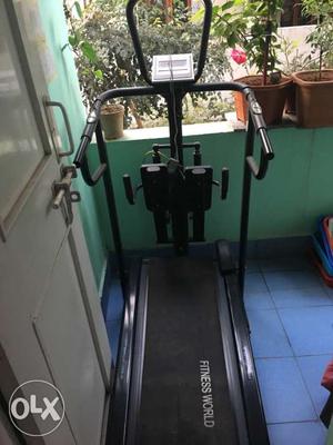 3 in 1 manual treadmill with cycling and twister