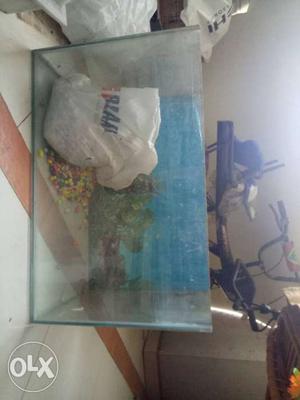 Big size fish tank with accessories for sale.You
