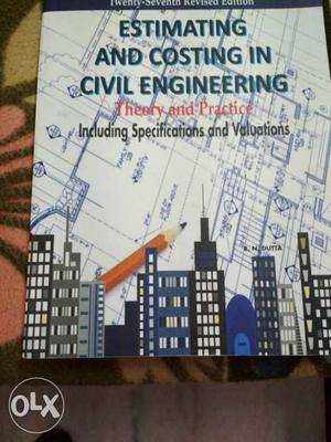 Estimation and Costing by BN Dutta new book