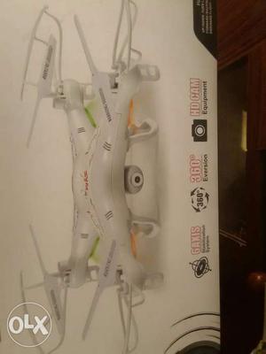 White And Red Drone Quadcopter Box