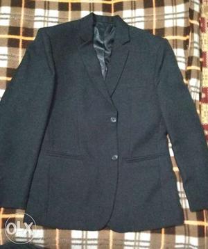 Black formal coat, worn just once(Size-40)